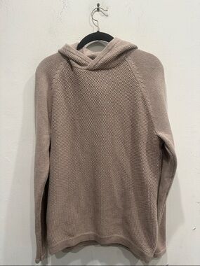 Aether men’s sierra Hoodie beige brown  Size small gorp core streetwear